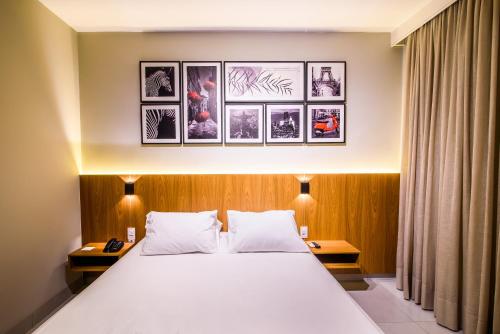 Ágy, Slaviero Hotel Londrina Flat in Londrina