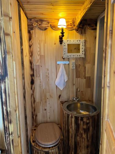 Bathroom, Camping La Riviere Doree in Nemours