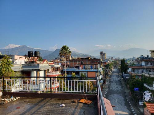 View, Dharma Backpackers in Pokhara