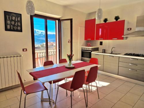 virtuve, TraMonti Apartments in Poggio Picenze