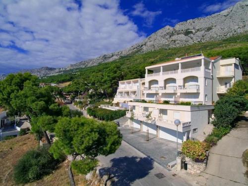 Apartment in Brela with sea view, terrace, air conditioning, WiFi 201-2, Brela (Foto 3)
