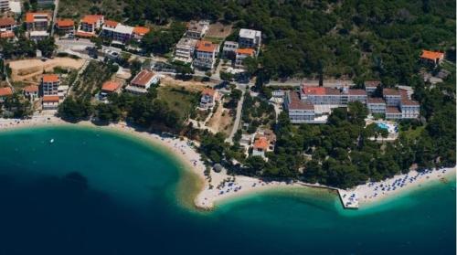 Apartment in Brela with sea view, terrace, air conditioning, WiFi 201-2, Brela (Foto 4)