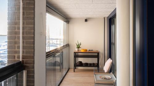 Balcony/terrace, Modern apartment - West harbour in Ruoholahti