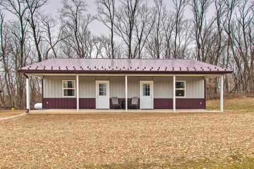 Updated Missouri Cabin Rental on Large Farm