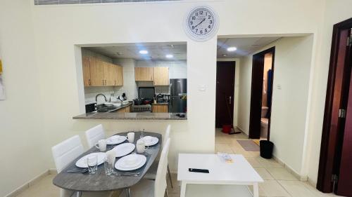 Facilities, Newly furnished cozy ONE bed room Apartment 2 bathroom city view near Dubai International City