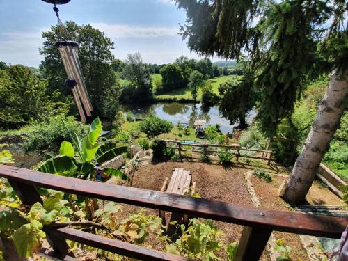 Le Cottage Belmontais, maison individuelle, vue panoramique sur la rivière, Sarthe