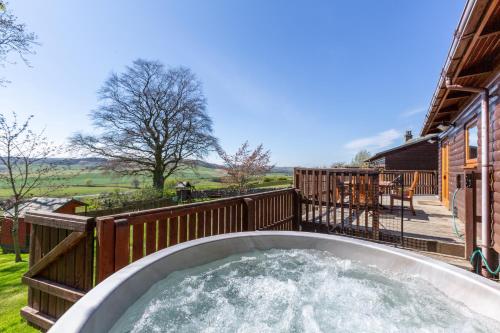 Douglas Fir Lodge with Hot tub - Chalet - Cupar