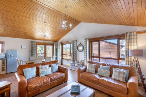 ห้องครัว, Douglas Fir Lodge with Hot tub in นิวโบ่