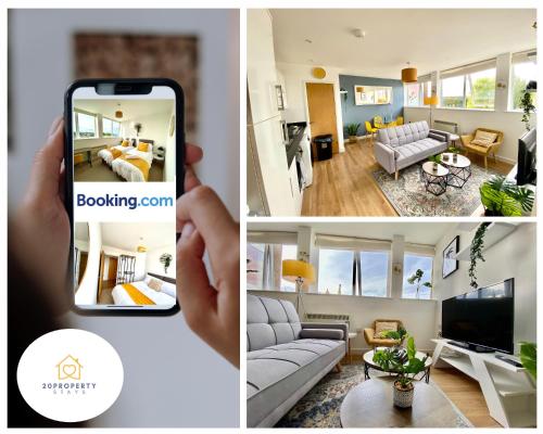 Stylish 2 bed flat in Basingstoke By 20Property Stays Short Lets & Serviced Accommodation - Apartment - Basingstoke