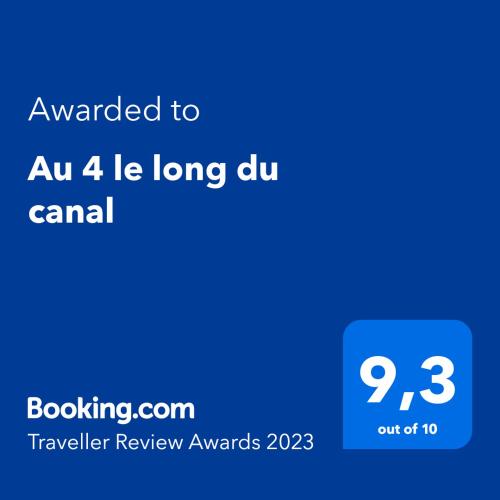 Au 4 le long du canal avec Parking