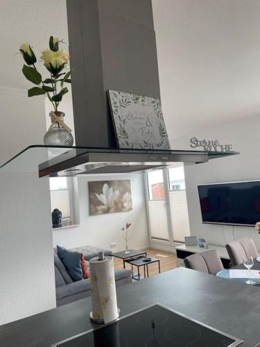 Große Moderne Penthouse Wohnung Mit Dachterrasse