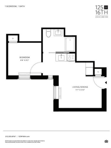 Modern Spacious Apartment in Chelsea, New York (Foto 7)