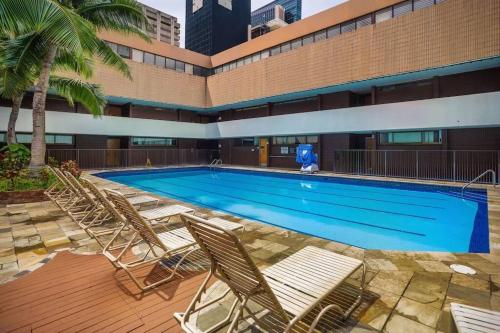 Balkong/terasse, Condotel with Free Parking Wifi Central AC near Queen Emma Summer Palace
