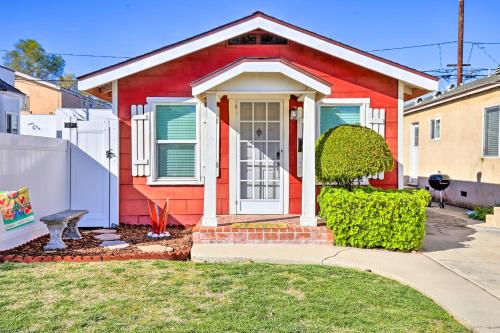 Colorful Long Beach Bungalow with Patio and Grill