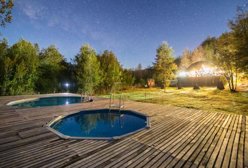 Dārzs, Centro Turistico Vortice Chile in Kurakautina