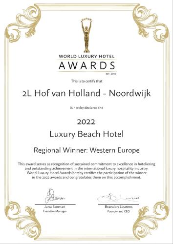  2L Hof van Holland apartments in Noordwijk