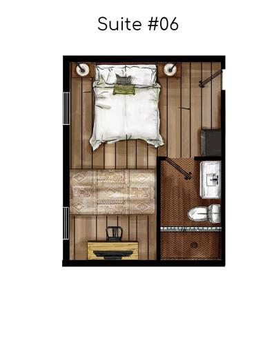 Large room. Queen Bed. Workspace. Heart of Downtown in Vista, USA
