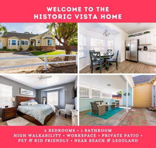 . Heart of Historic Downtown Vista Home. Walk everywhere