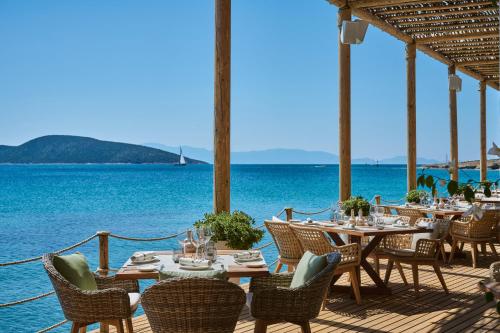 Restaurant, METT Hotel Beach Resort Bodrum in Eskicesme
