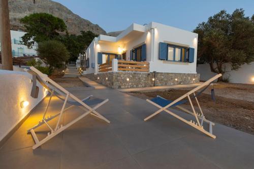 Villa Maria - Seashore Serenity Villa at Myrties Beach Kalymnos - Location saisonnière - Mirtéai