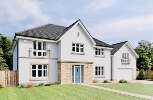 Glasgow Central Luxurious Villa - Spacious and Contemporary. 13 mins Drv to Glasgow City Centre. 6 b in Eaglesham