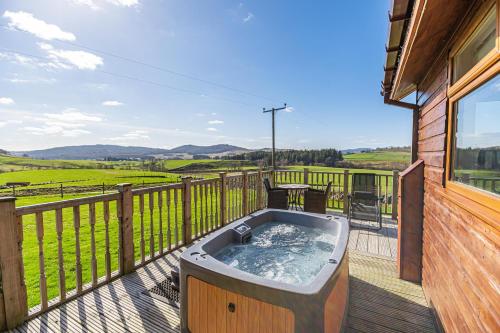 Pine Marten Lodge with Hot Tub