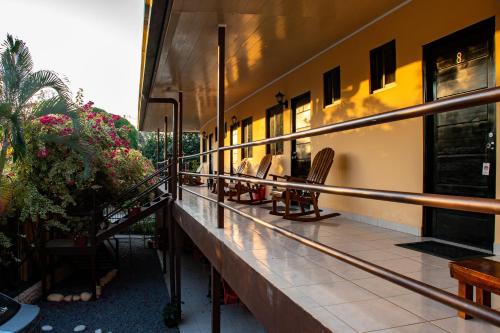 陽台/露台, Roxy's Bed & Breakfast in 博卡奇卡