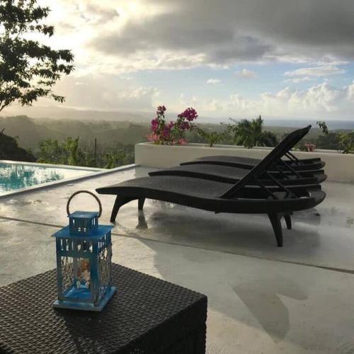 Piscina vista al mar, Jacuzzi con agua caliente