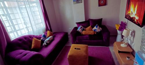 The Purple Gem Airbnb -South B- Oak South Apartments in Nairobi