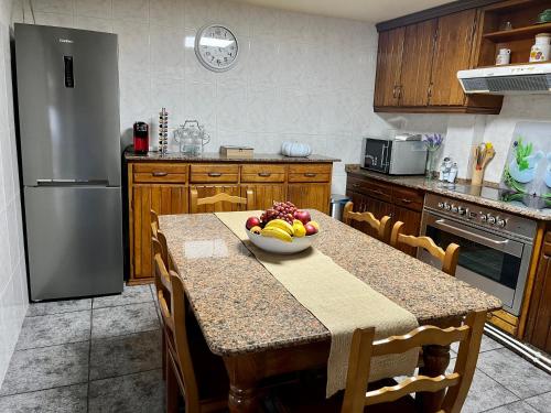 Kitchen, Villa Playa Portomayor BUEU in Sabarigo