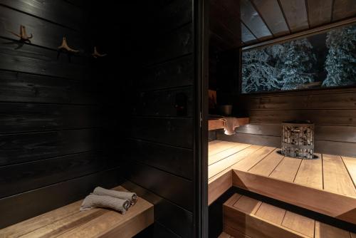 Sauna, Villa Laponia in Röhkömukka