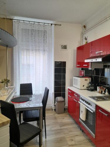Kitchen, Edina Apartman in Sátoraljaújhely