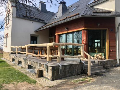 Terraza/balcón, Hájenka Kozmice (Hajenka Kozmice) in Bela Ve Slezsku