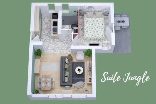 SUITE JUNGLE - JARDIN, NETFLIX et PARKING - Le Manoir aux Pommes