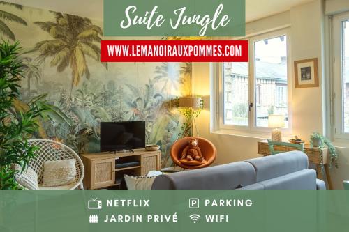 . SUITE JUNGLE - JARDIN, NETFLIX et PARKING - Le Manoir aux Pommes