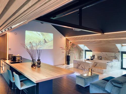Loft Privatif Ground Two chambre d'hôte Froidthier