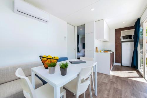 廚房, Maistra Camping Polari Mobile homes in 斯帕尼迪加
