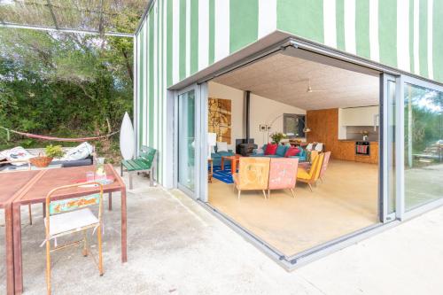 A szálláshely kívülről, La casita del bosque in Vilopriu