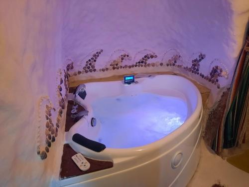 Creatively designed CaveHouse with jacuzzi in Gorafe
