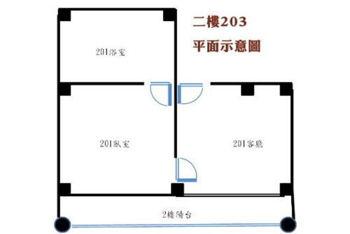지우펀 비앤비 - 평면도