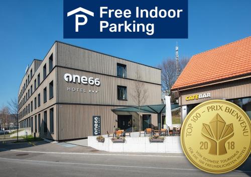 Hotel one66 (free parking garage), St. Gallen