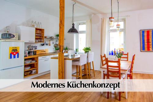 Modernes Altbau-Loft "HomeSweetHome" mit Kingsize Bett, Smart-TV, etc