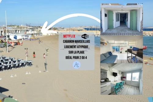 Le Vrai Cabanon de la Plage Clim-Wifi-Netflix - Location saisonnière - Marseille