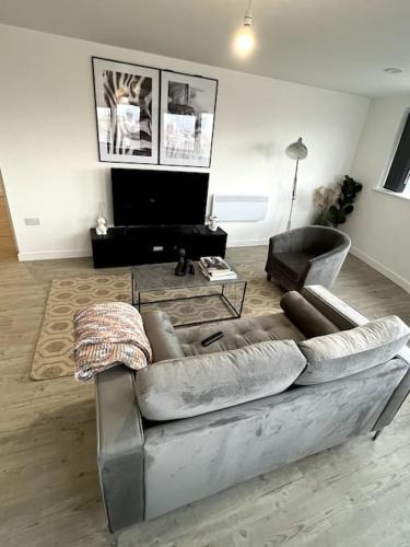Luxurious City View Apartment in Salford, Manchester (fotografie 3)