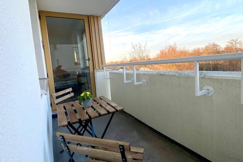 Kilátás, 2-room apartment with balcony in Meckenheim