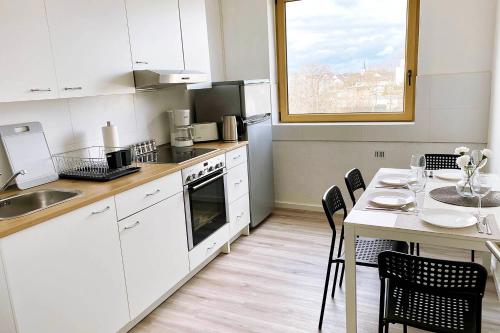 Konyha, 2-room apartment with balcony in Meckenheim
