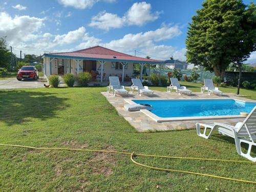 La villa Rouyo in Le Moule
