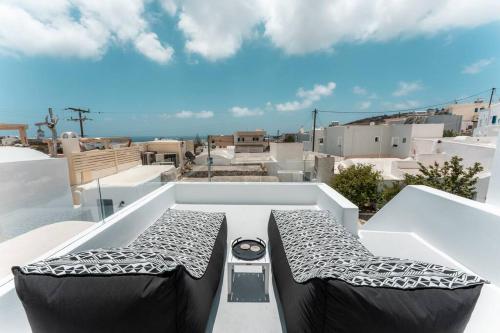 景觀, AKRI santorini with heated jacuzzi in 安普雷奧
