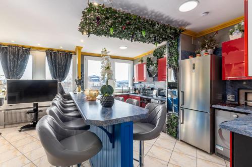 кухня, ArtistMemory Appartement in Корбей-Ессон