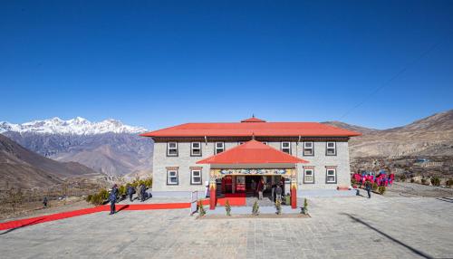 Hotellet från utsidan, Lo Mustang Himalayan Resort in Muktinath